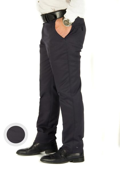 Men's Max Navy Linen Trousers