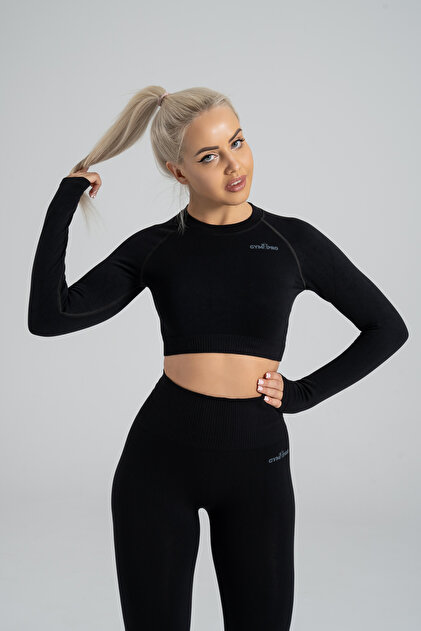 GYMXPRO Dikişsiz Spor Uzun Kollu Crop Top - Fiyatı, Yorumları