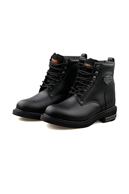 和*ー様 Harley-Davidson ブラック レザーブーツ Harley Davidson Siyah Erkek Botu 025M100109-Black-Derı - Fiyatı
