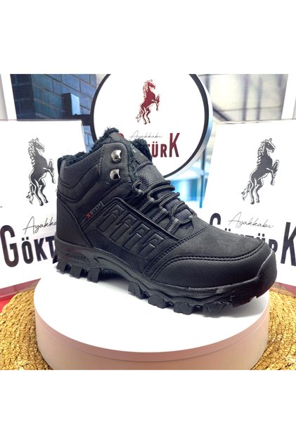 X6 Unisex Black X6 Water-Cold Resistant Winter Trekking Long Boots