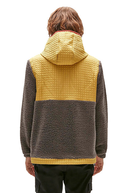 Bad Bear Leonard Half-Zıp Plush Peluş Kapüşonlu Erkek SweatShirt