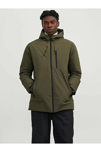 しゃる Jack & Jones Jack Jones Jcopayne Erkek Yeşil Mont 12243225