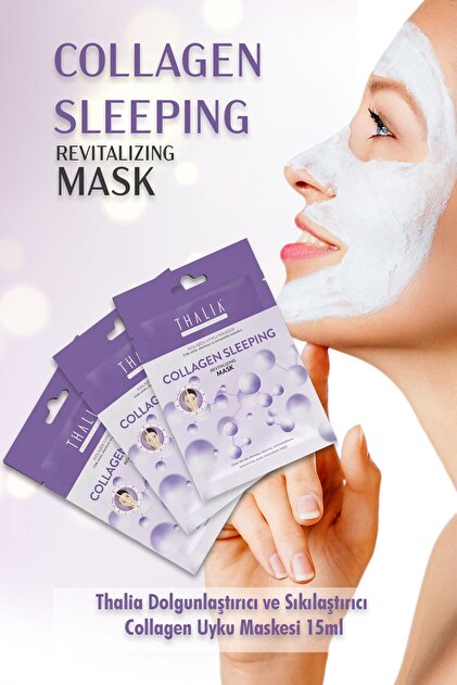 Thalia Collagen Uykuda Güzellik Yüz Maskesi 15 ml (KOLAJEN MASKE