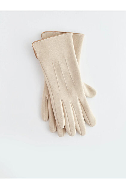 Suede Look Women's Gloves Compatible with Smartphones