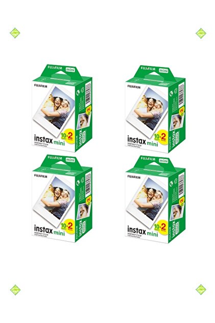 Fujifilm Instax Mini 7-8-9-10-11-12 Uyumlu 20'li Film 5'li Set 100