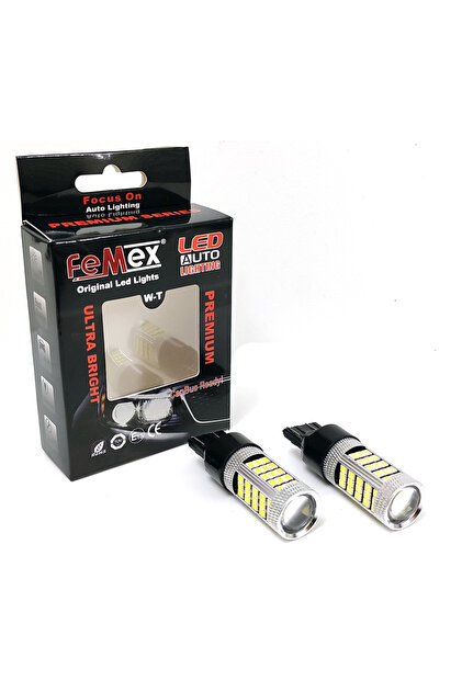 FEMEX Renault Symbol Led Gündüz Aydınlatma Ampulu Pemium T20 Beyaz