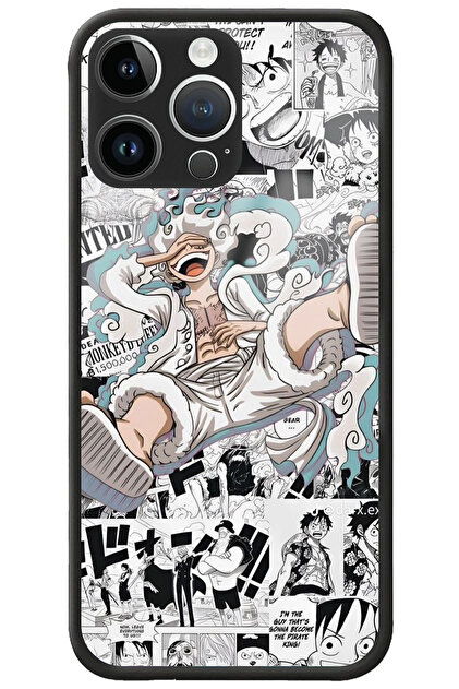 iPhone 15 pro 128GB ナチュラルチタニウム Luffy WANNA PROTECT iPhone 15 Pro Max Kamera Korumalı Premium One Piece