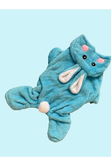 Kedi Köpek Peluş Kulaklı Tulum