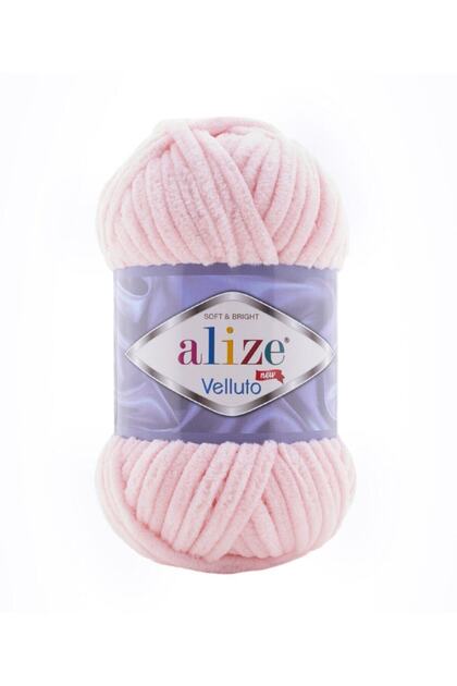 Velluto 340 Powder Blanket Thread for Vest Cardigan Sweater Scarf Beanie Hand Knitting Thread