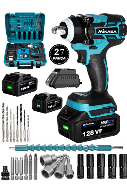 Mikasa Tools Japan Technology 128 Vf 10 Ah Çift Kartlı Akülü Somun