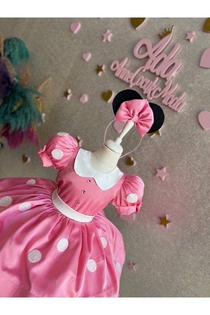 NA ADDESIGN Pink Minnie Mouse dress Minnie Mouse's birthday dress. minnie mouse costume- Trendyol NA ADDESIGN Pink Minnie Mouse dress Minnie Mouse's birthday dress. minnie mouse costume- Trendyol