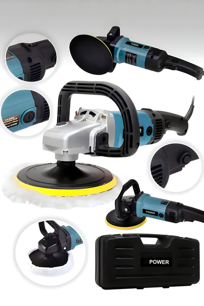 【ワンオーナー】タッチ交換！　130/PCG-P ① POWER BLACK Devir Ayarlı 1230w 230v Zımpara Pasta Cila Makinesi