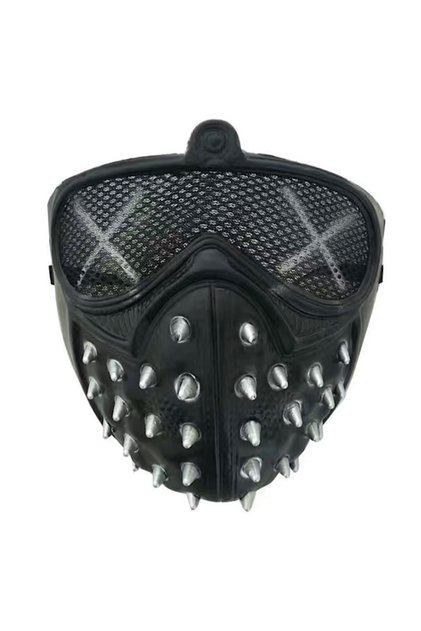 Halloween Cadılar Bayramı Kostüm Parti Cosplay Watch Dogs 2 Plastik Punk Siyah Maske