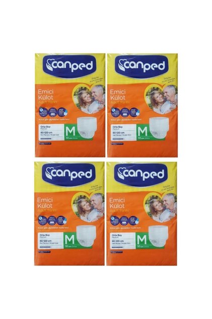 Absorbent Panties Medium Size Medium 4 Pack 120 Pieces