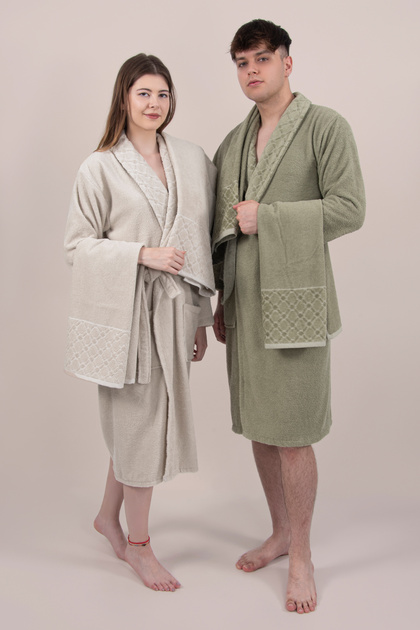 Milano Family Bathrobe Set | bathrobe | Bathrobe Set | Dowry Set | Towel Bathrobe Set
