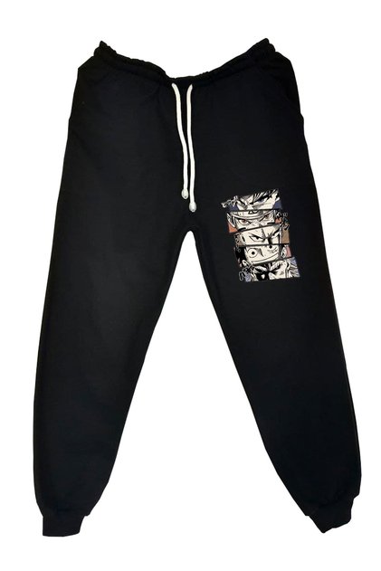Girls/Boys Naruto Digital Printed Single Sweatpants Knitted Two Threads with Raised Inside (Fleece)