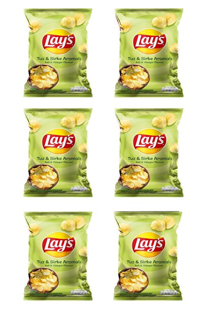 Sirke & Tuz Cips Süper Boy 6 Adet