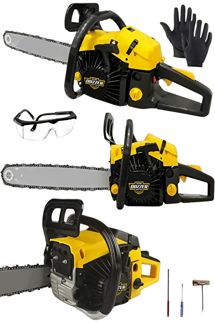 DOZZER Benzinli Testere Dx-19000 Çift Egzozlu 58 Cc Ağaç Odun Dal