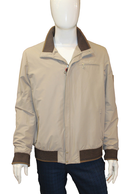 Men's Elastic Lined Seasonal Coat K. Beige