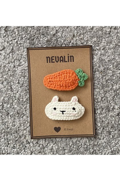 Rabbit Knitted Snap Girl's Buckle