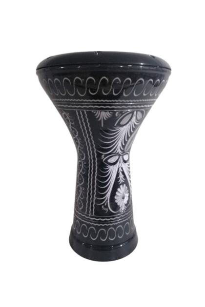 Mısır Darbuka Siyah Işlemeli Masterwork