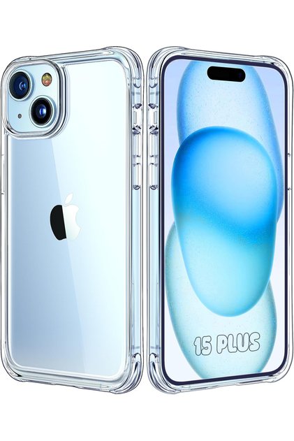 iPhone 15 Plus and 14 Plus Airbag Corner Protection Shockproof Transparent Cover