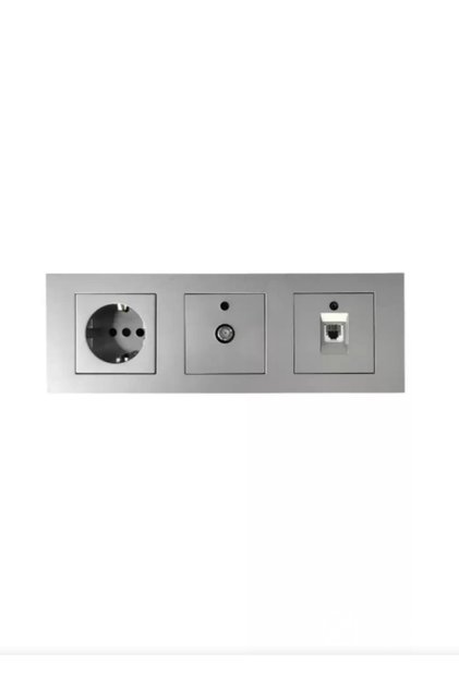 Set triplu Asyagrup Ovivo Silver - Cadru inclus