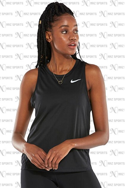 Dri-Fit Miler Tank Siyah Kadın Spor Atleti