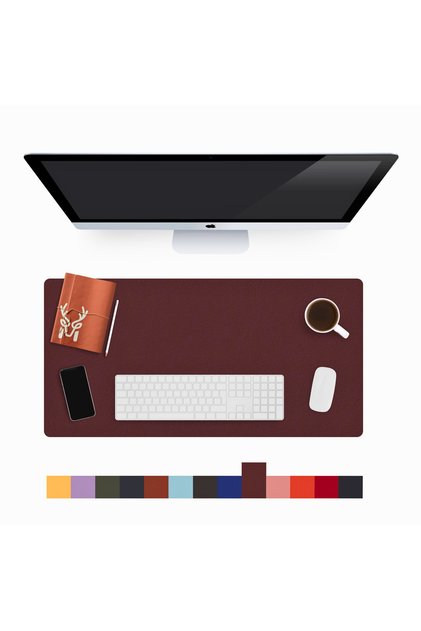 Lindos Deri Masa Pedi, Büyük Mouse Pad, Gaming Oyuncu Mause Pad, Ofis ve Ev İçin Masa Altlığı