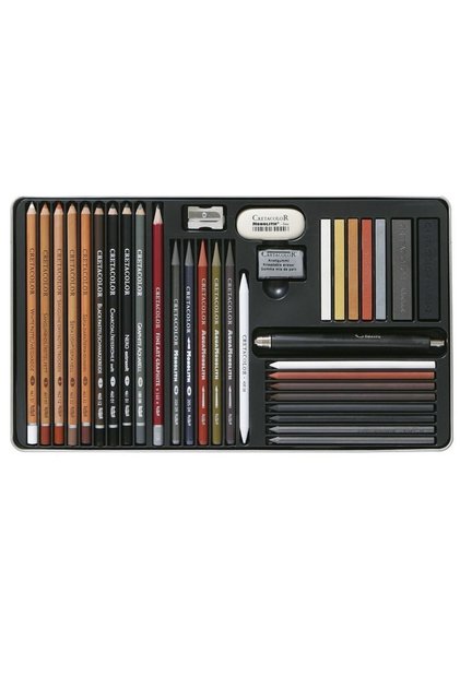 CretaColor Ultimo Drawing Set Profesyonel Karakalem Eskiz Çizim