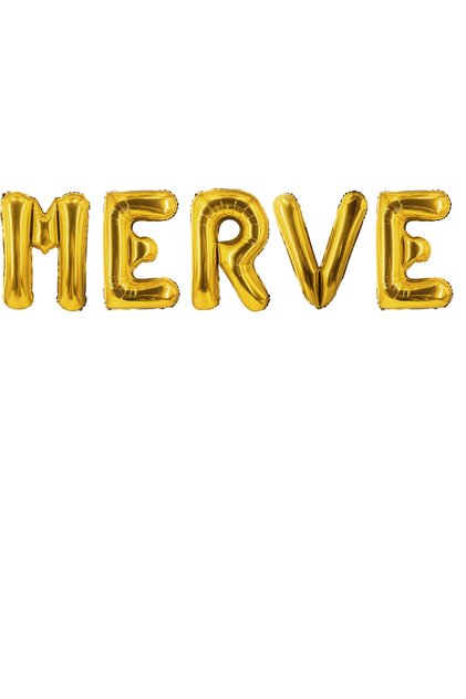 Foil Balloon Custom Name Written Helium Balloon 40 cm Gold Color