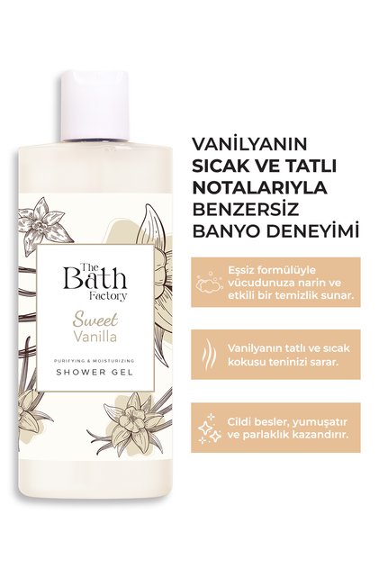 Moisturizing and Nourishing Sweet Vanilla Shower Gel 400 ml