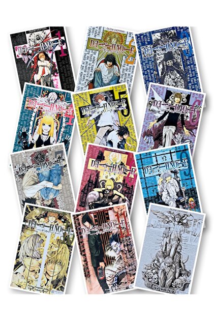 Romans Yayınları Death Note 4-5-6-7-8-9-10-11-12-13. Ciltler Manga