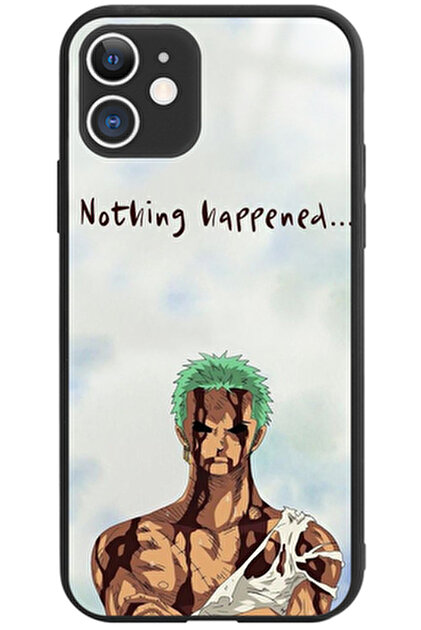 WANNA PROTECT iPhone 15 Kamera Korumalı Premium One Piece Zoro