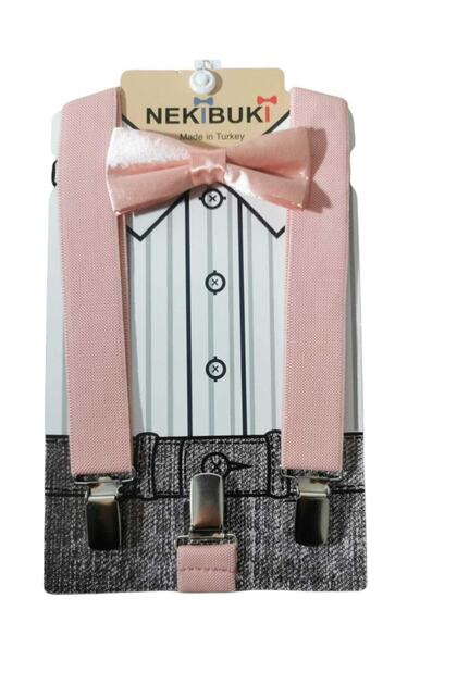 Children's Trouser Suspenders and Bow Tie Set