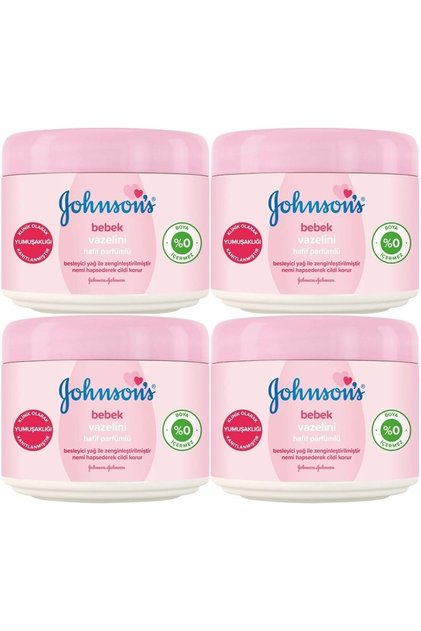 Johnsons Baby Baby Vaseline Lightly Perfumed 100ml (Set of 4)