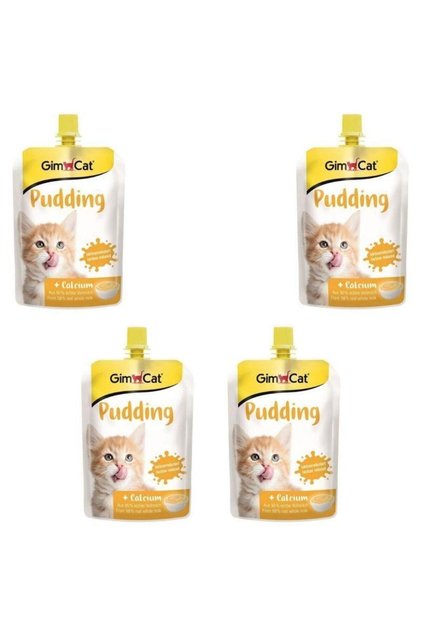 Süt Kremalı Kedi Pudingi 150 gr x 4 Adet