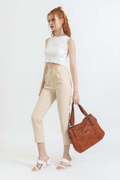 Atabey Bag Casual Soft Shoulder Bag Orange