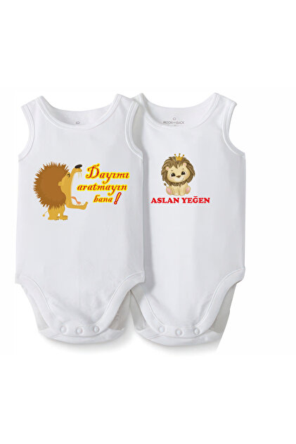 CACTUS COLLECTION CACTUS Baby DAYI YAZILI ASLAN YEĞEN 2Lİ Bebek