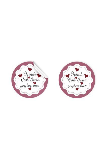 Coated Sticker (4x4cm) 48 Pieces - There Are Many Cute Things Inside