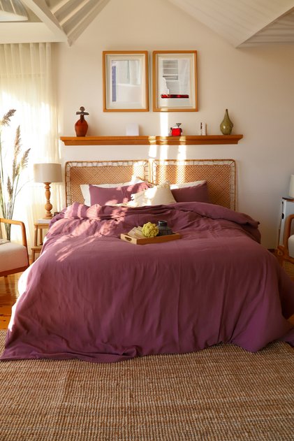 Double Layer Muslin Duvet Cover Set, 100% Cotton Soft Fabric 200X220 cm Murdum