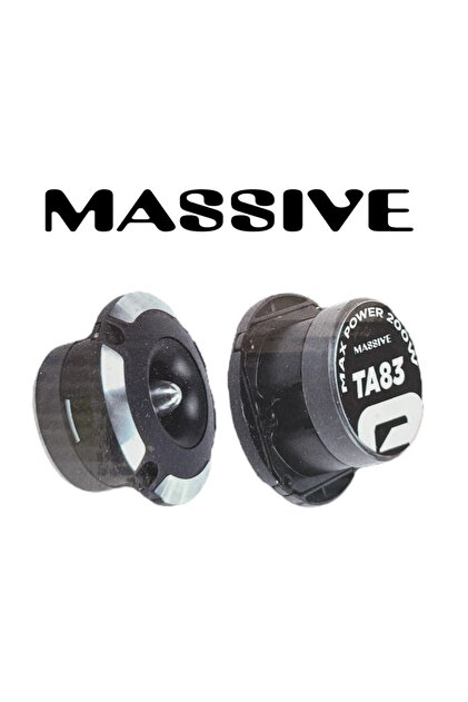 Massive Ms-TA83 Çifti 400Wat-200W Rms 10cm SPL Dome Tweeter 1Takım