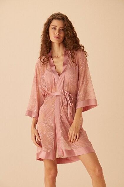 Suwen Dream Short Dressing Gown- Trendyol