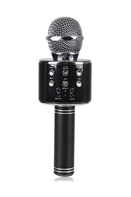 Yeni Model Sihirli Karaoke Mikrofon Bluetooth Aux Sdkart Hoparlör