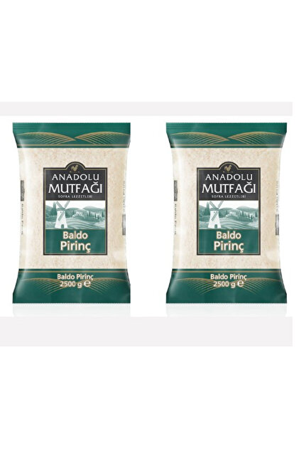 Anadolu MAnadolu Mutfağı Baldo Pirinç 2.5 Kg X 2 adet