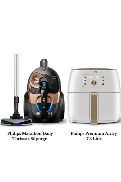 777さま Philips PHİLİPS PREMİUM GOLD SET (XB7151 MARATHON TORBASIZ SÜPÜRGE