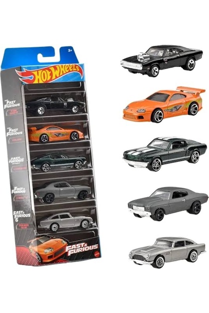 Hot Wheels Fast & Furious 5台セット HOT WHEELS Fast And Furıous 5 Li Set - Fiyatı, Yorumları