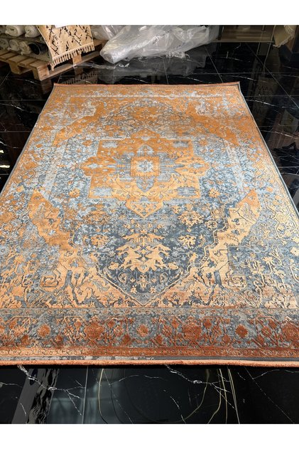 Diamond 3774 Terra Koyu Gri Salon Halısı