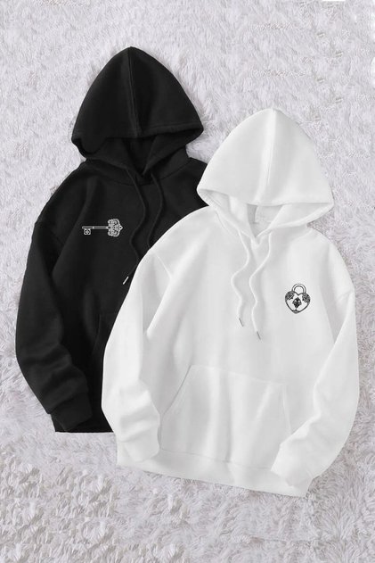 Key and Lock Lover Couple Combination 2-pack Sweatshirt