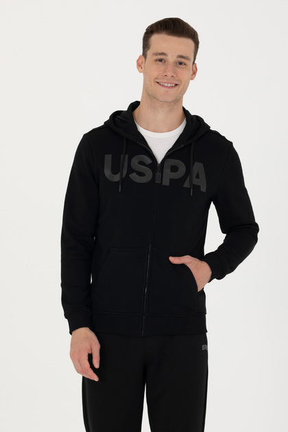 U.S. Polo Assn. U.S. POLO ERKEK KAPİŞONLU SPOR SWEATSHIRT